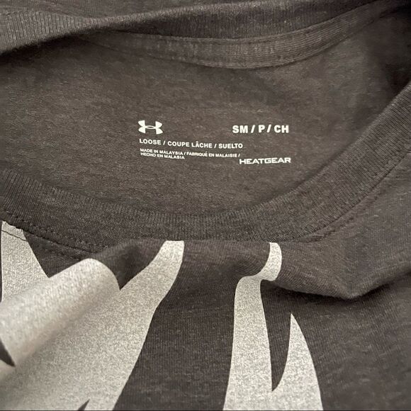 Under Armour Charcoal Gray Freedom Eagle T-Shirt; SZ S; BNWT - Picture 4 of 6